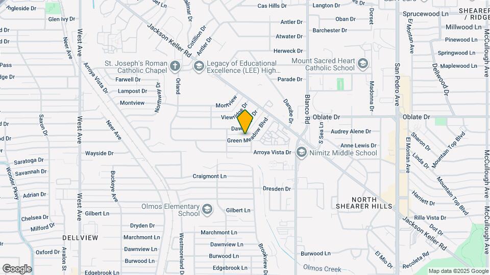 211 Green Meadow Blvd Map and Location Details