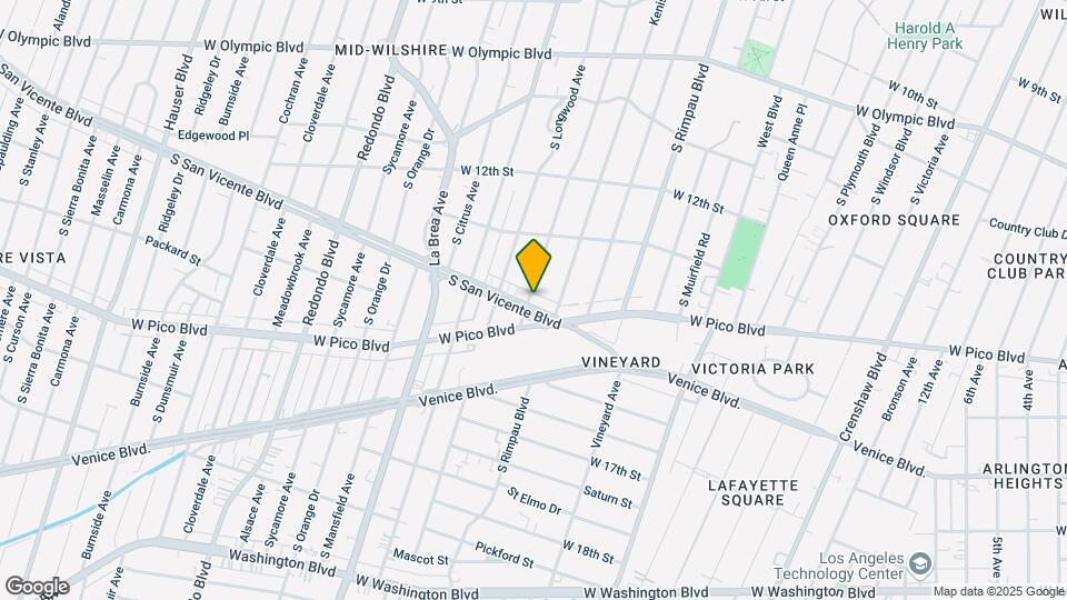 4777 San Vicente Blvd Mapa y Detalles de la Ubicación