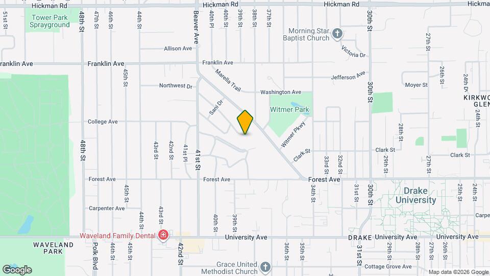 1626 Northwest Dr Map and Location Details