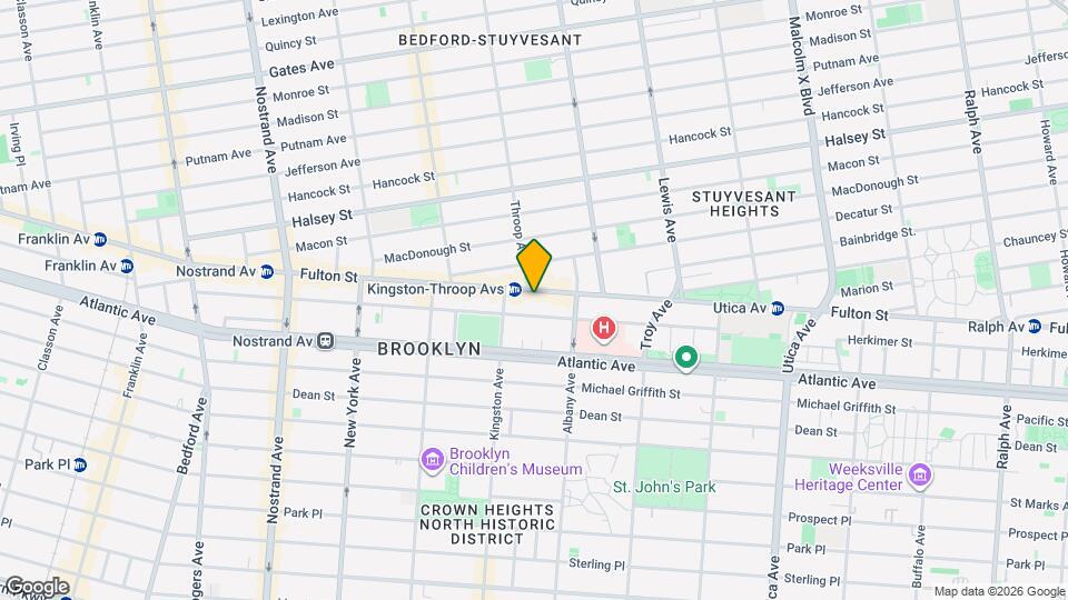 1520 Fulton St Map and Location Details
