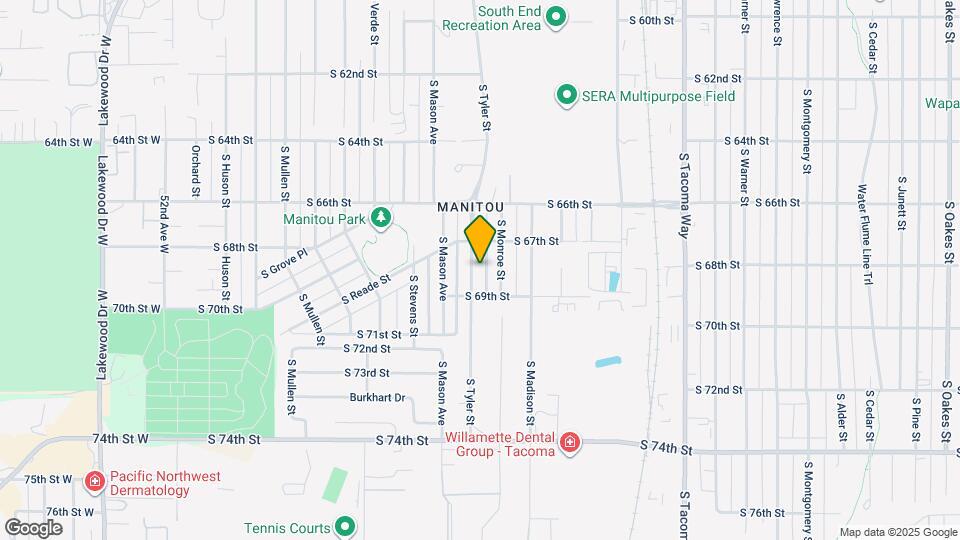6723 S Tyler St Map and Location Details