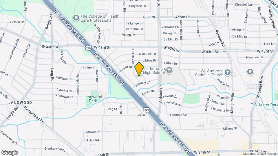 4114 Hill Oak Dr Map and Location Details
