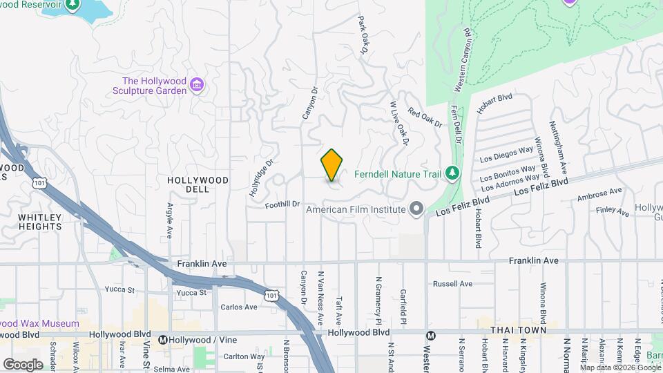 5749 Valley Oak Dr Map and Location Details
