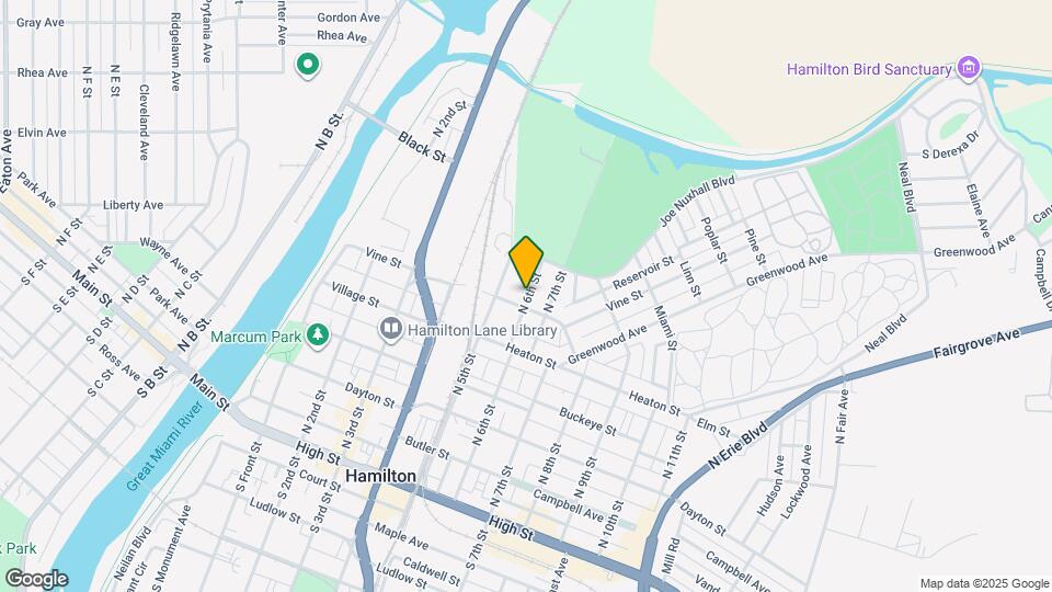 515 N 6th St Map and Location Details