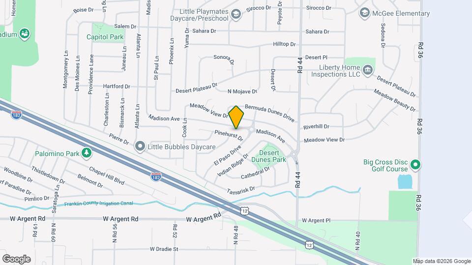 4801 Pinehurst Dr Map and Location Details