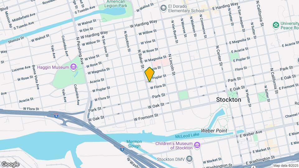 820 N Baker St Map and Location Details
