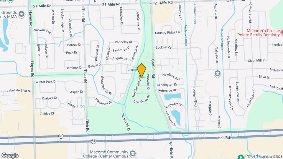 16508 Radison Dr Map and Location Details