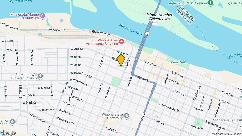 314 W 4th St Map and Location Details