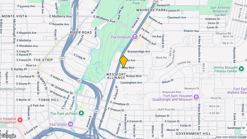 222 Army Blvd Map and Location Details