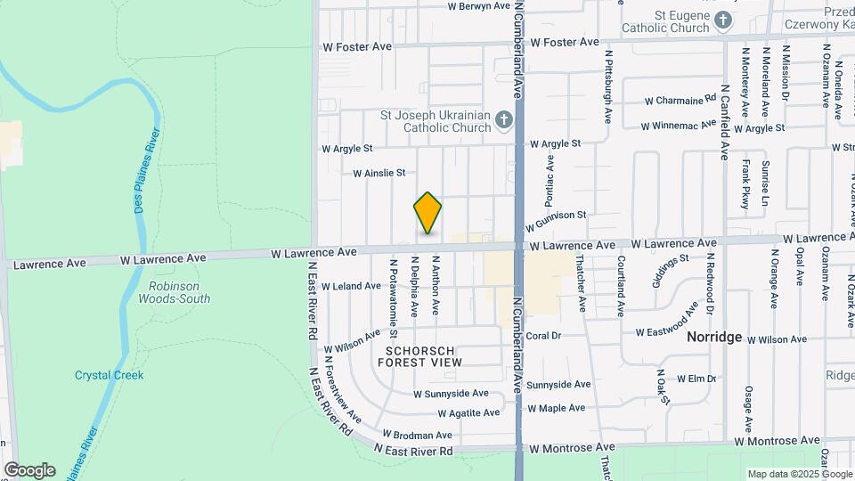 8564 W Lawrence Ave Map and Location Details