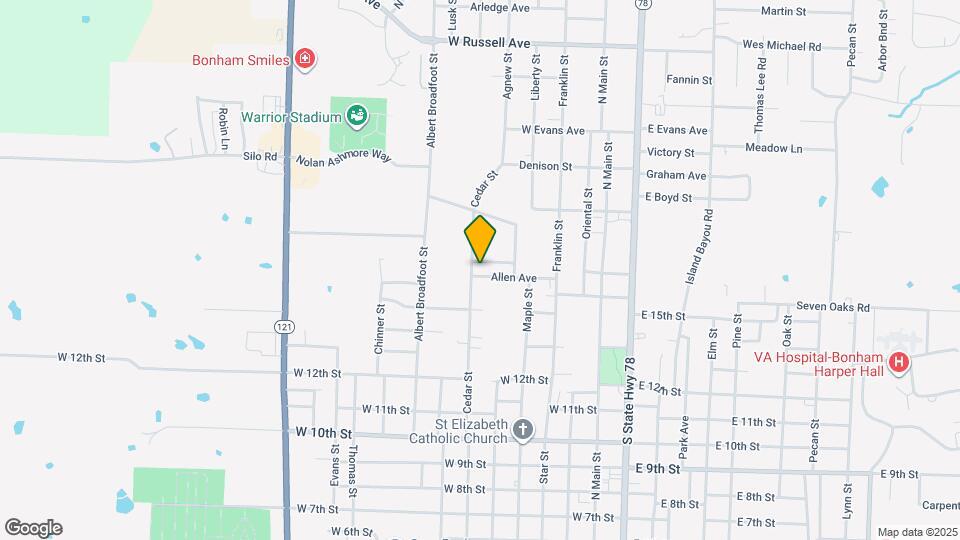 516 Allen Ave Map and Location Details