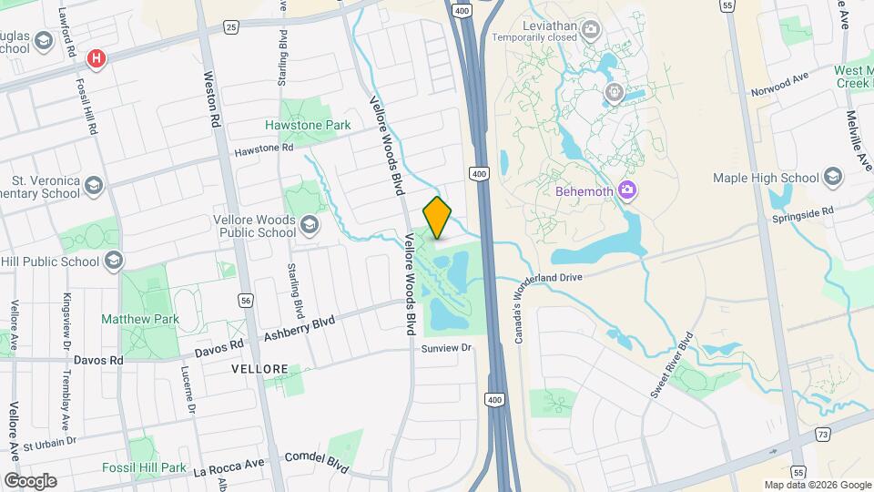 294 Wildberry Crescent Map and Location Details