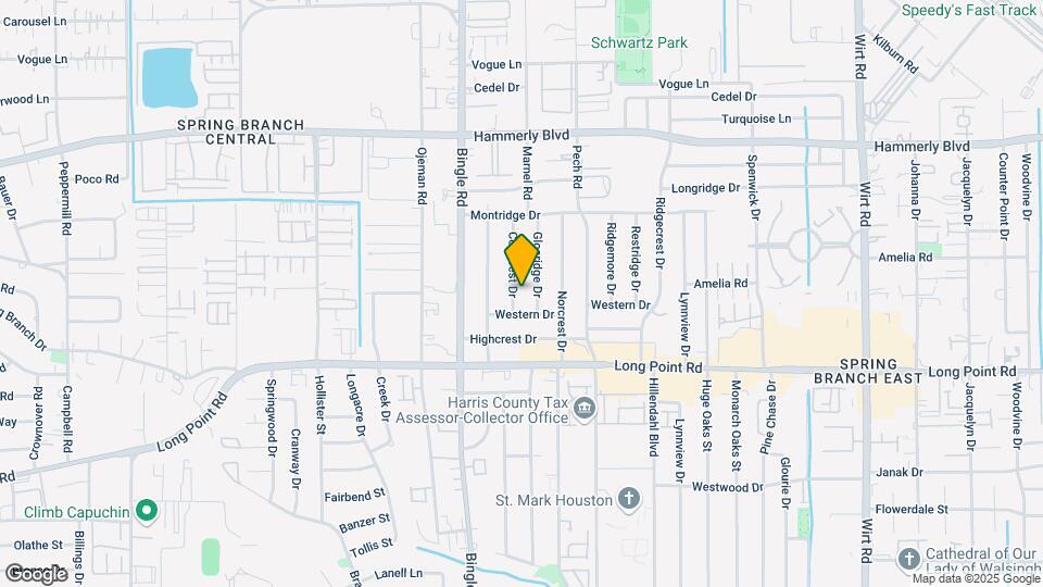 1906 Coulcrest Dr Map and Location Details