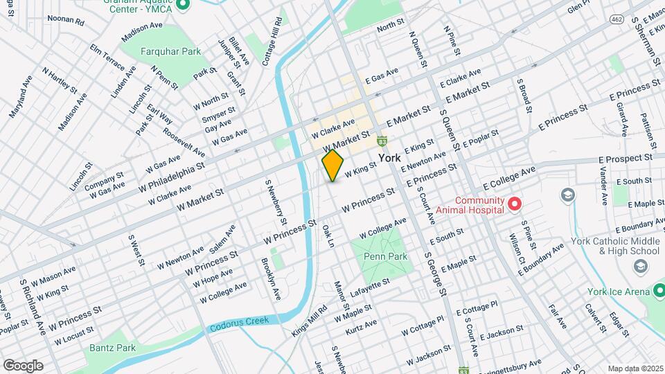 107 S Pershing Ave Mapa y Detalles de la Ubicación