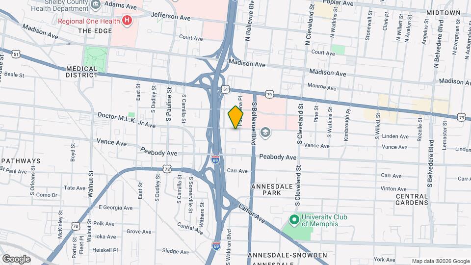 Medical Center Apartments Mapa y Detalles de la Ubicación