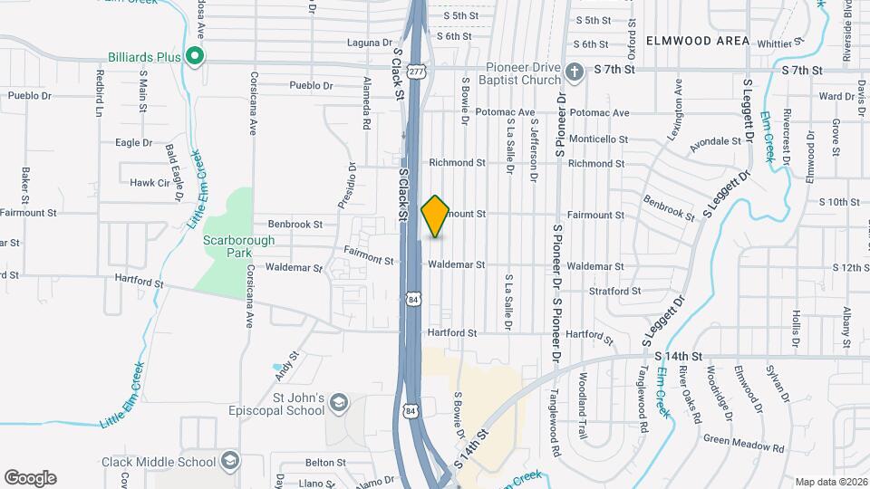 1234 S Crockett Dr Mapa y Detalles de la Ubicación