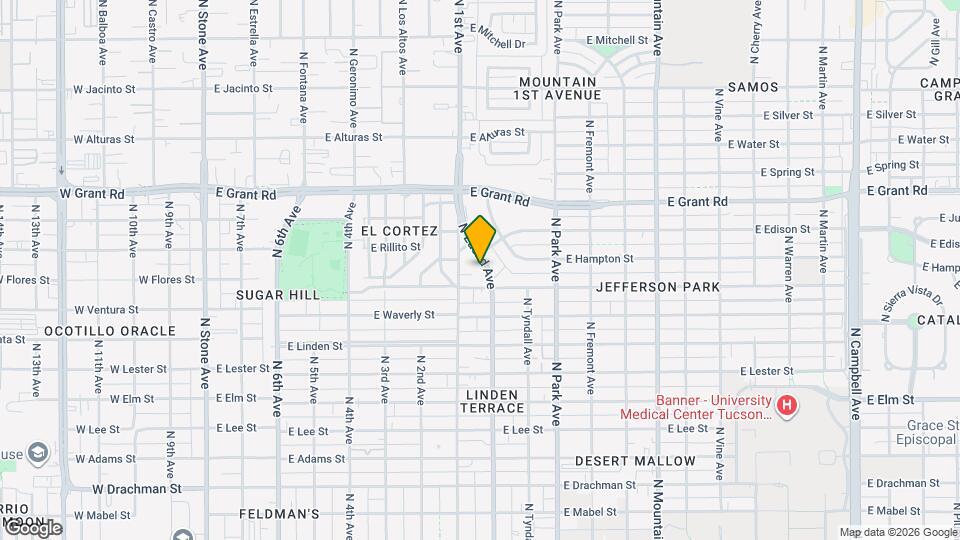 2125 N Euclid Ave Map and Location Details