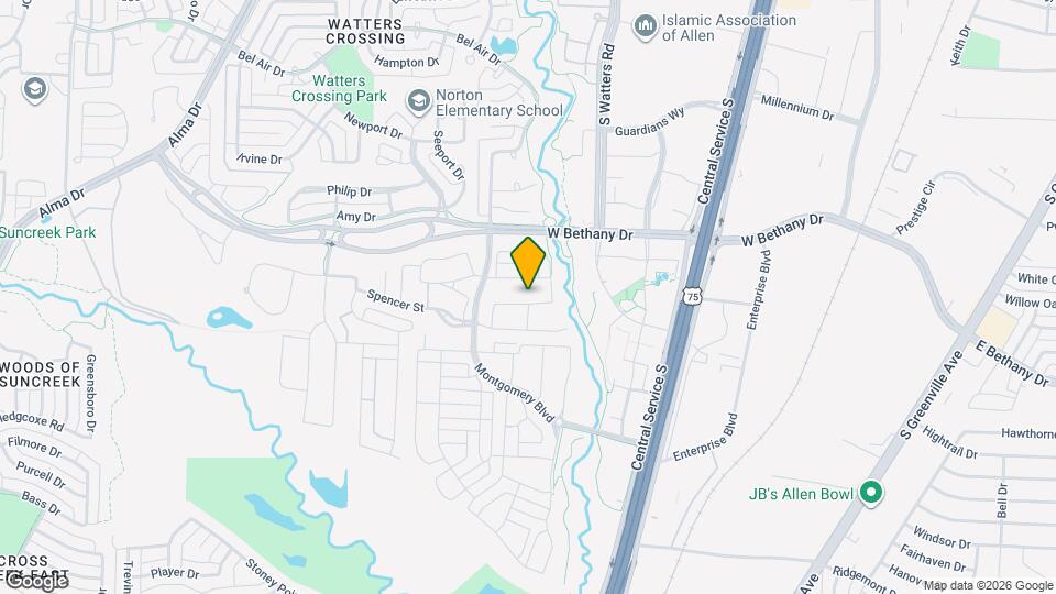 1038 Joanna Ln Map and Location Details