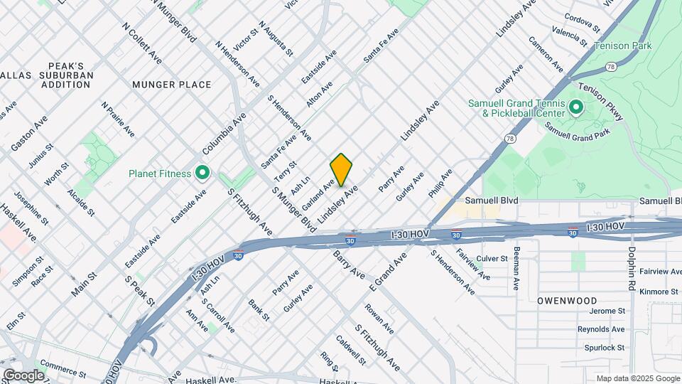 5219 Lindsley Ave Mapa y Detalles de la Ubicación