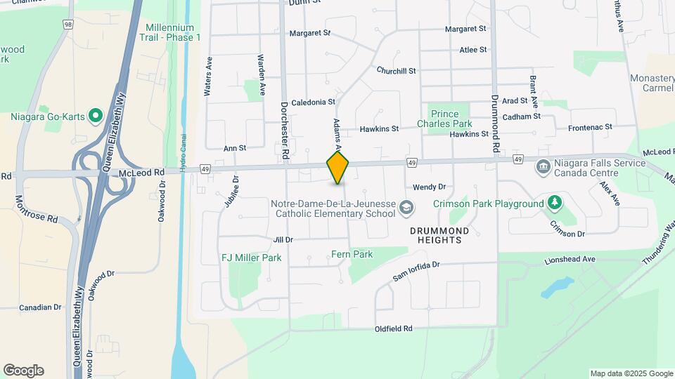 7321 Fern Ave Map and Location Details