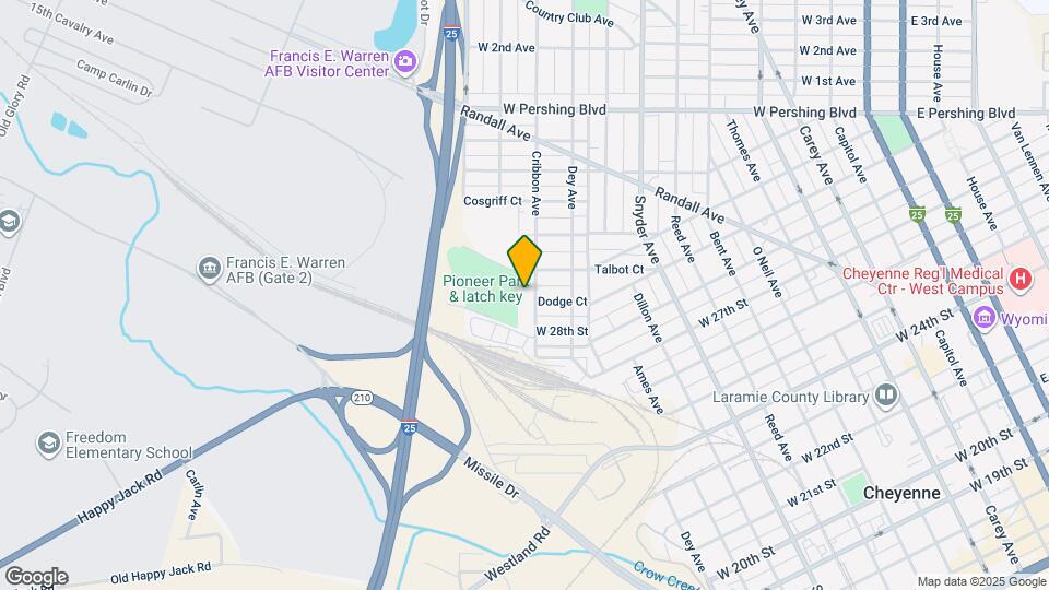 2906 Cribbon Ave Map and Location Details