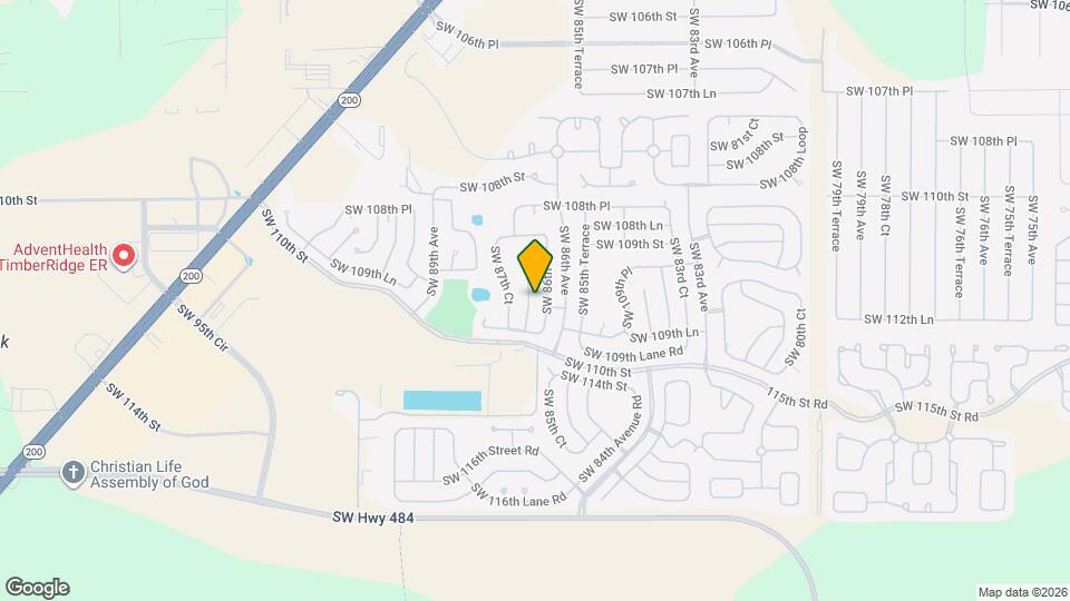 10951 SW 86th Terrace Map and Location Details