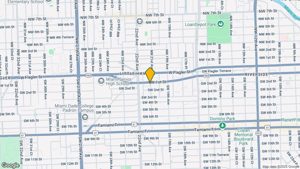 2102 SW 1st St Mapa y Detalles de la Ubicación