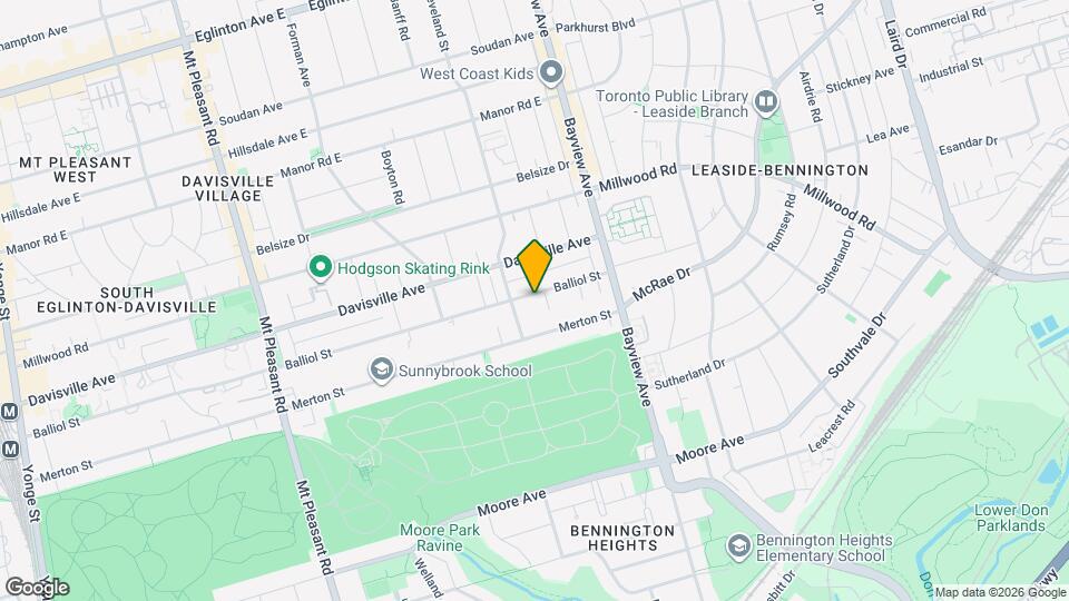 641 Balliol St Map and Location Details