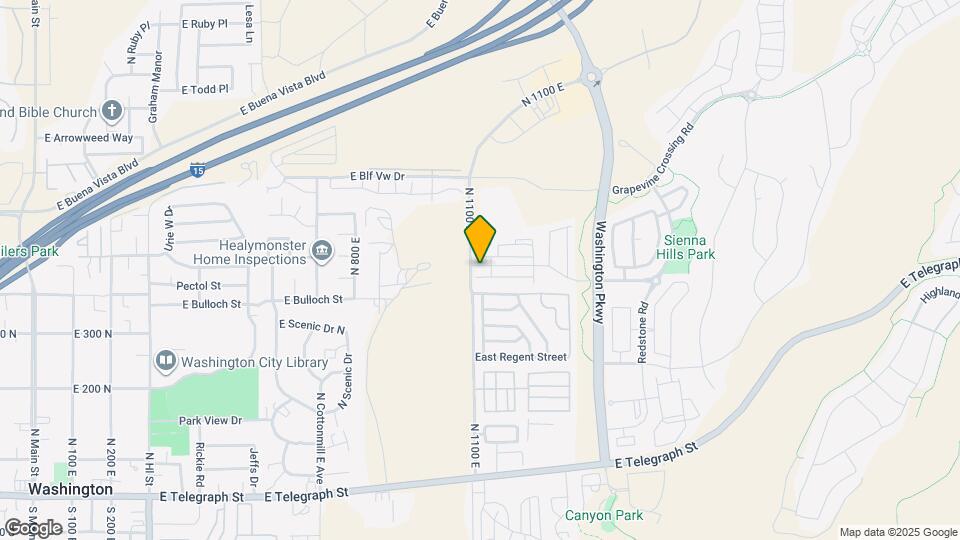 1184 E Bulloch St Map and Location Details