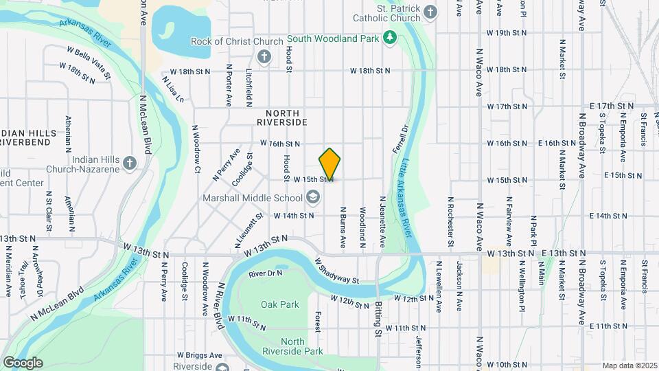 1554 N Salina Ave Map and Location Details