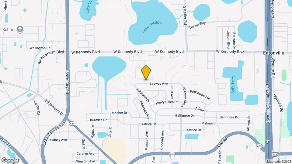 1527 Leeway Ave Map and Location Details
