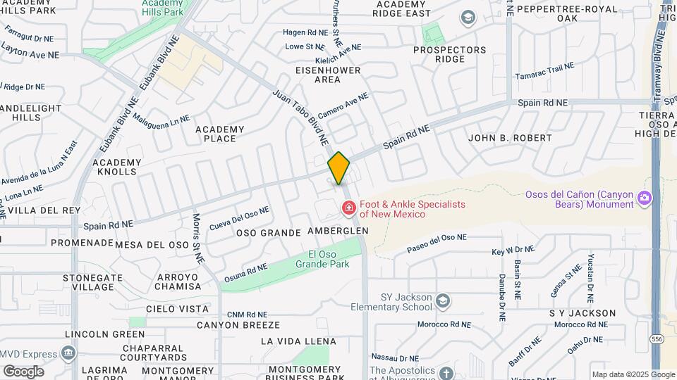 5204 Na Pali St NE Map and Location Details