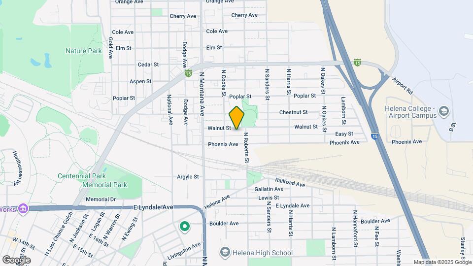1319 Walnut St Map and Location Details