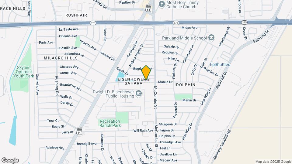 5717 Manila Dr Map and Location Details