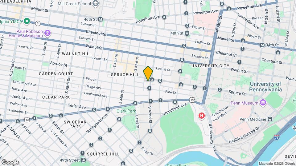 318 S 42nd St Map and Location Details