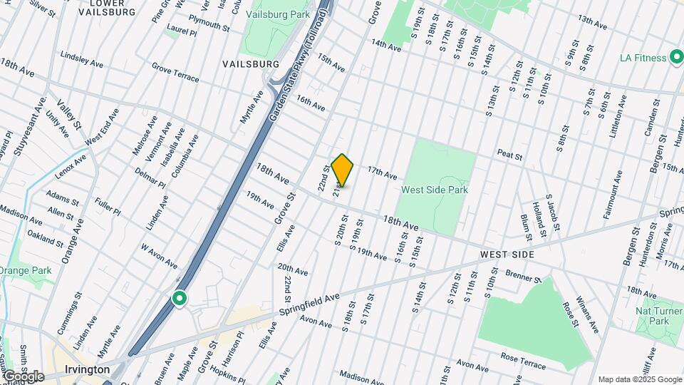 264 21st St Map and Location Details