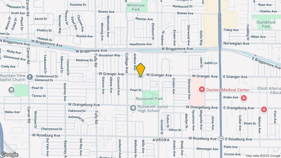 1539 Bronson Ave Map and Location Details