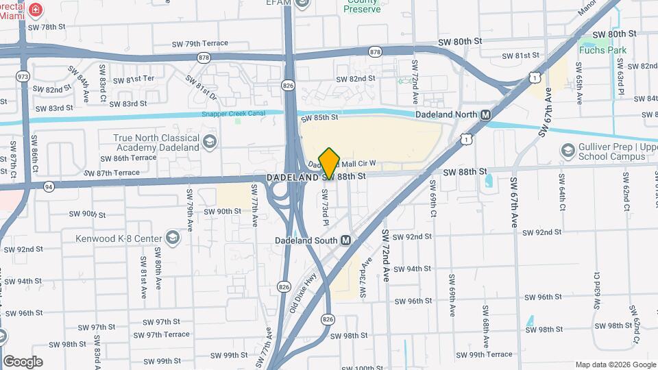 7355 SW 89th St, Unit 607 N Map and Location Details