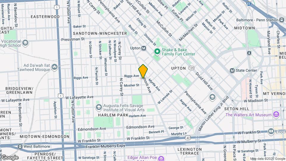 1005 N Arlington Ave Map and Location Details