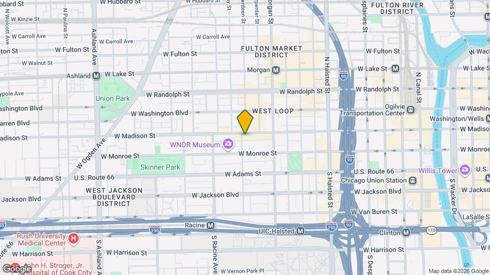 1061 W Madison St Mapa y Detalles de la Ubicación