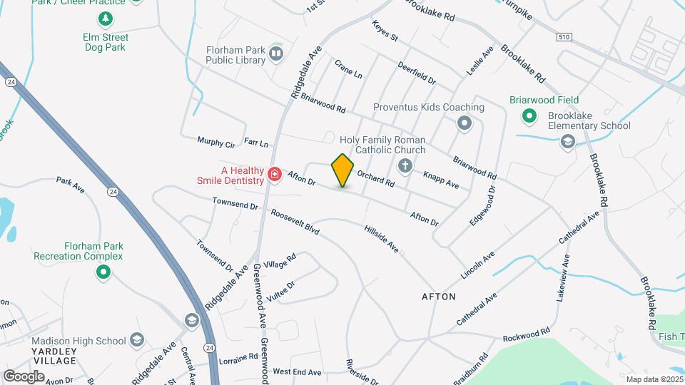 Sun Valley at Florham Park Map and Location Details