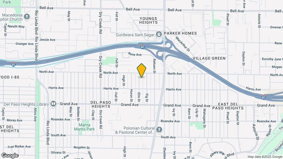 3928 Elm St Map and Location Details