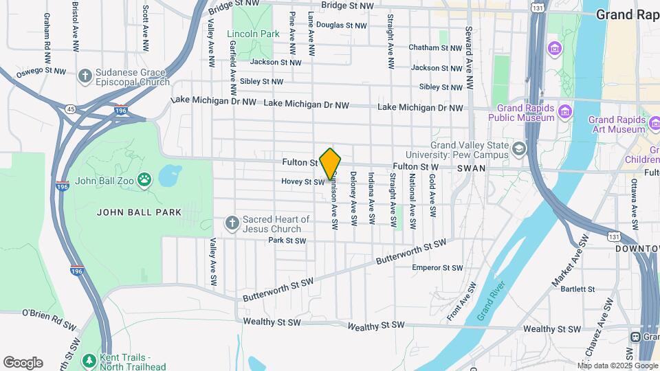 934 Hovey St SW Map and Location Details