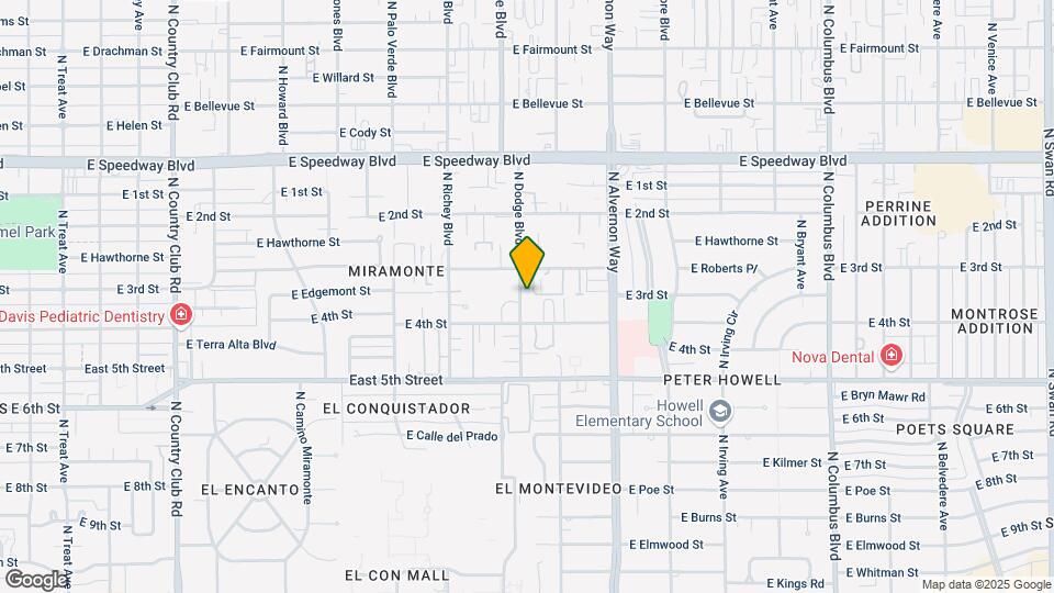 Miramonte Apartments Map and Location Details