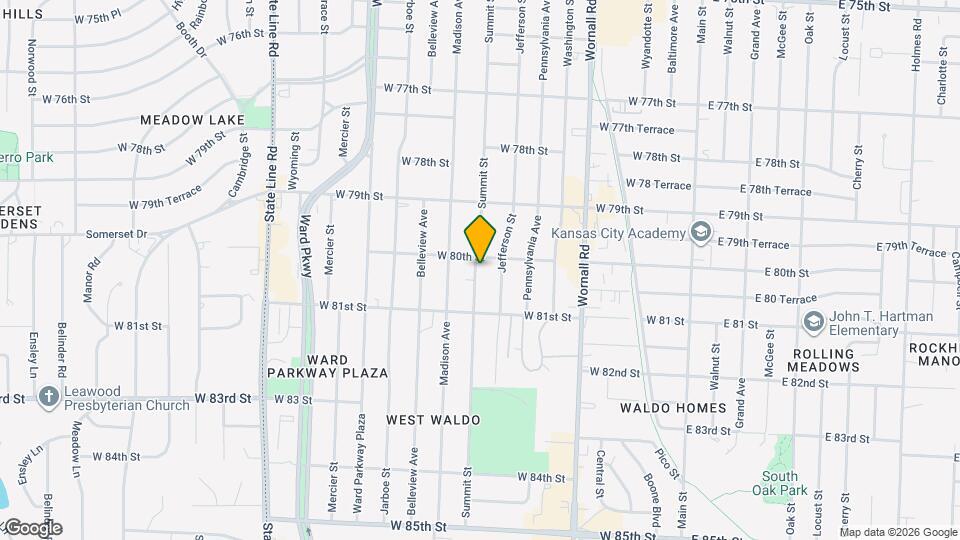 8009 Summit St Map and Location Details