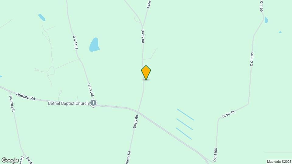 827 Dusty Rd Map and Location Details