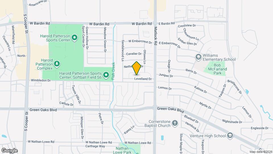 811 Levelland Dr Mapa y Detalles de la Ubicación