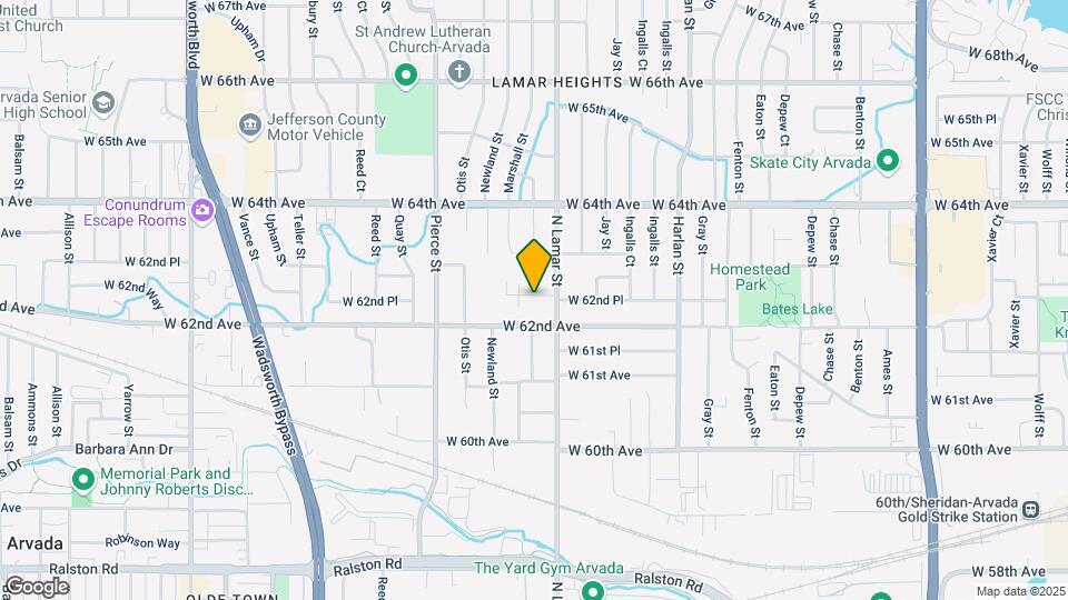 6430 W 62nd Pl Map and Location Details