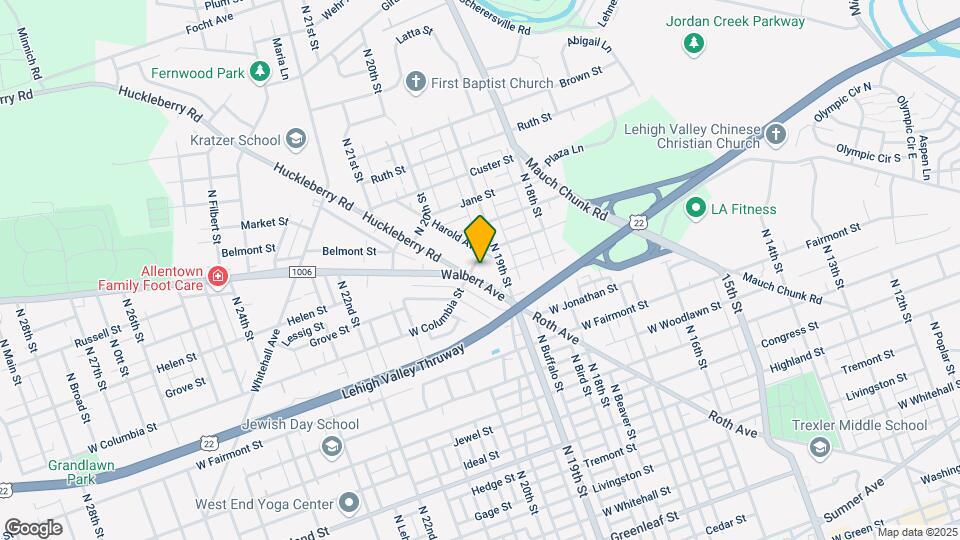 1929 Walbert Ave, Unit 4 Map and Location Details
