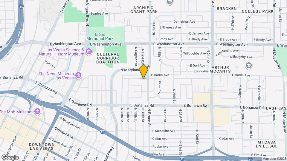 1605 E McWilliams Ave Map and Location Details